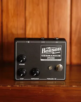 Benson Amps Germanium Fuzz Studio Black