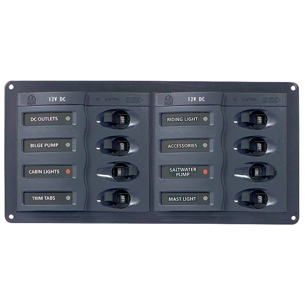 BEP 901H 8 Way DC Circuit Breaker Panel Horizontal