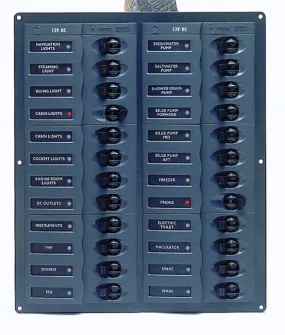 BEP 'CONTOUR' CIRCUIT BREAKER 24 CIRCUIT 239 x 370mm