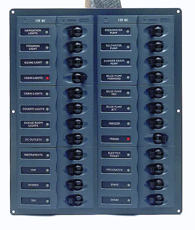 BEP 'CONTOUR' CIRCUIT BREAKER 24 CIRCUIT 239 x 370mm