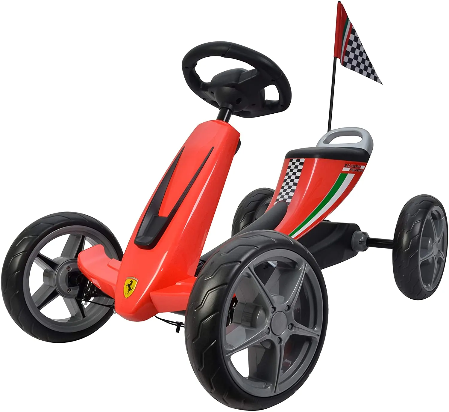 Best Ride On Cars Ferrari Pedal Go Kart Red
