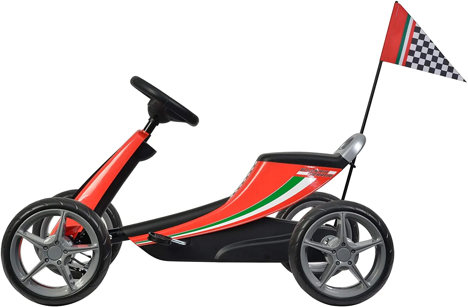 Best Ride On Cars Ferrari Pedal Go Kart Red