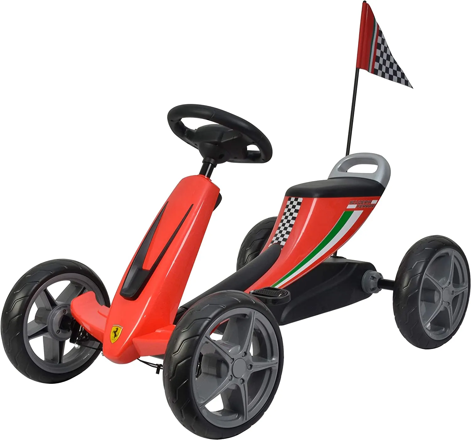 Best Ride On Cars Ferrari Pedal Go Kart Red