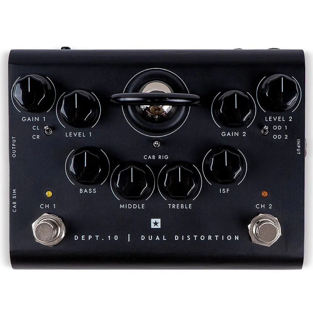 Blackstar Department 10 Dual Distortion 2-channel Tube Distortion Pedal