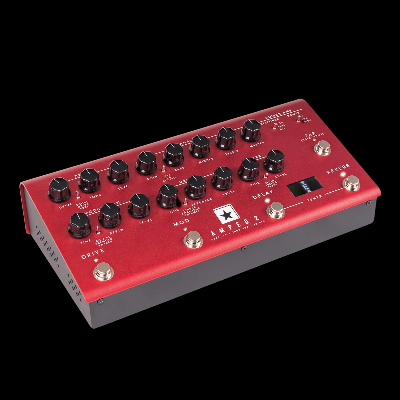 Blackstar Dept. 10 AMPED 2 100-watt Guitar Amplifier Pedal
