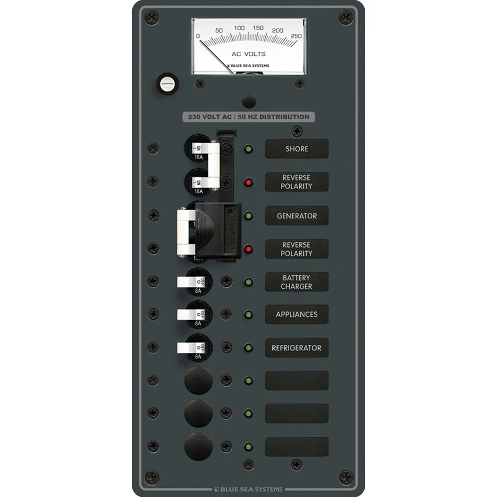 Blue Sea 8589 AC Toggle Source Selector (230V) - 2 Sources   6 Positions