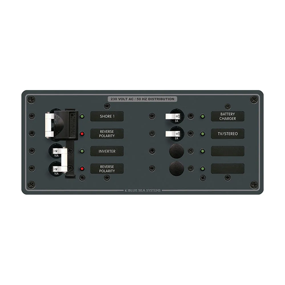 Blue Sea 8599 AC Toggle Source Selector (230V) - 2 Sources   4 Positions
