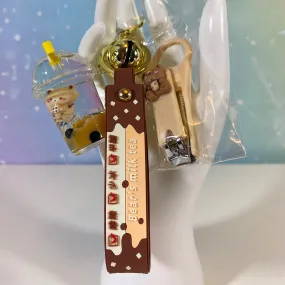 Boba Tea Motion Keychain