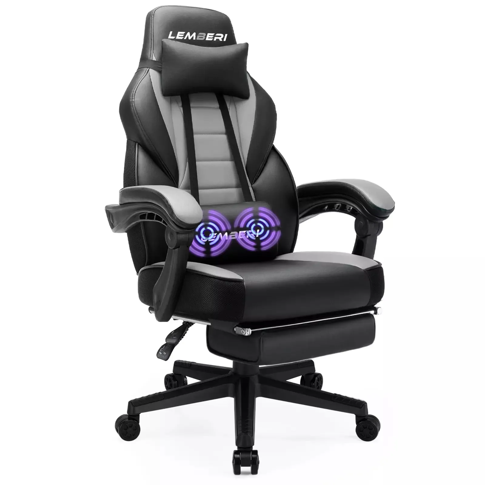 BOSSIN Big and Tall Heavy Duty PC Gaming Chair, Design for Big Guy BGC01