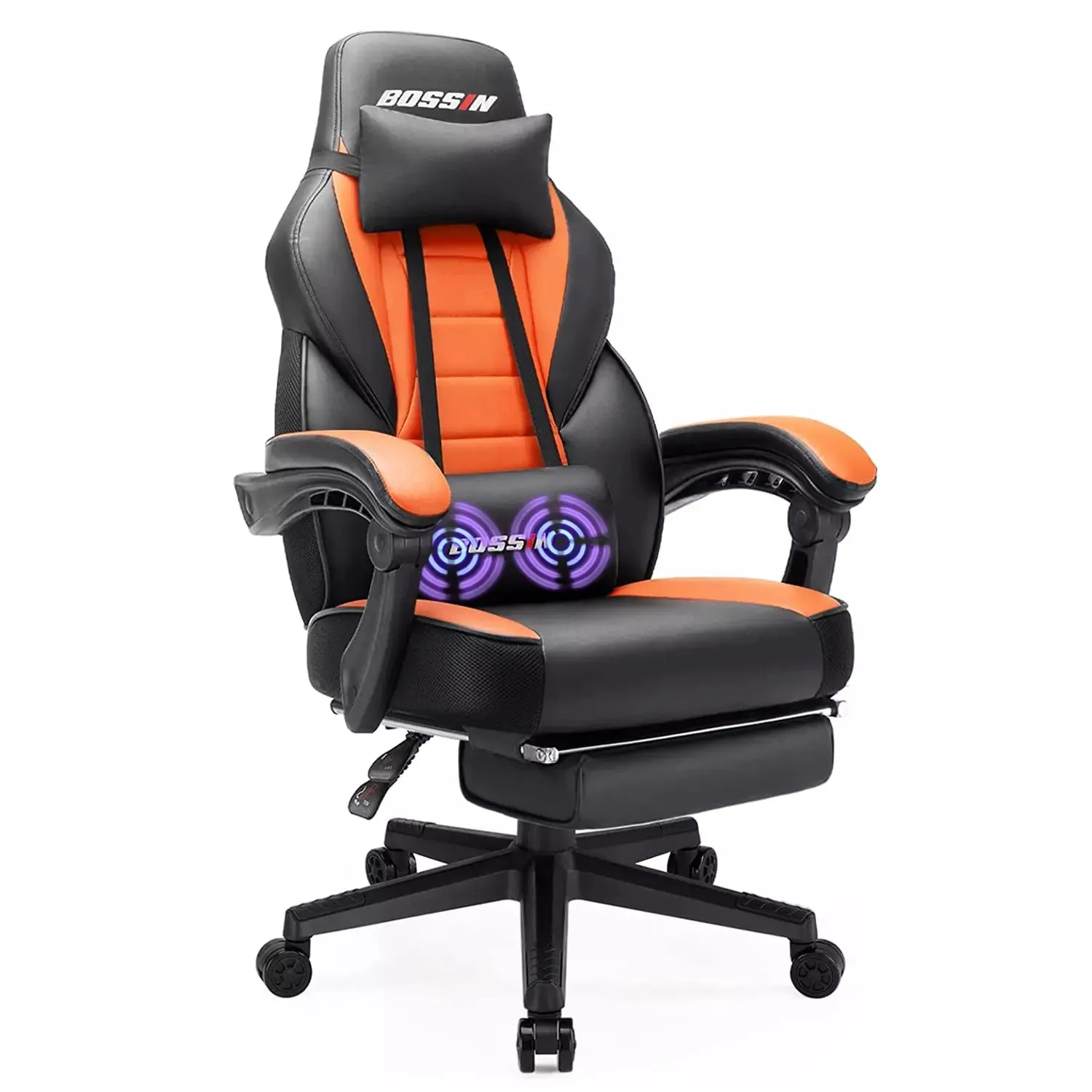BOSSIN Big and Tall Heavy Duty PC Gaming Chair, Design for Big Guy BGC01