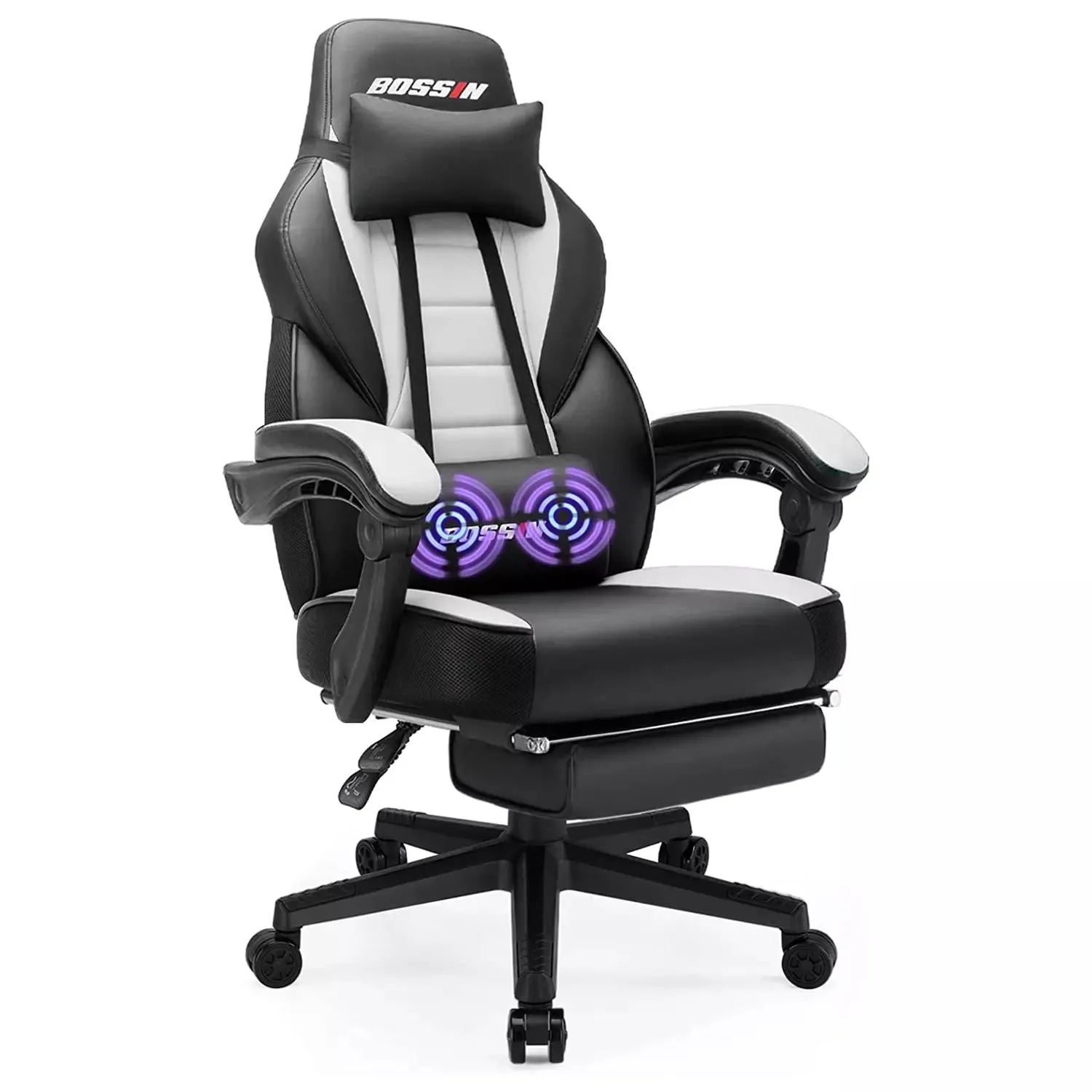 BOSSIN Big and Tall Heavy Duty PC Gaming Chair, Design for Big Guy BGC01