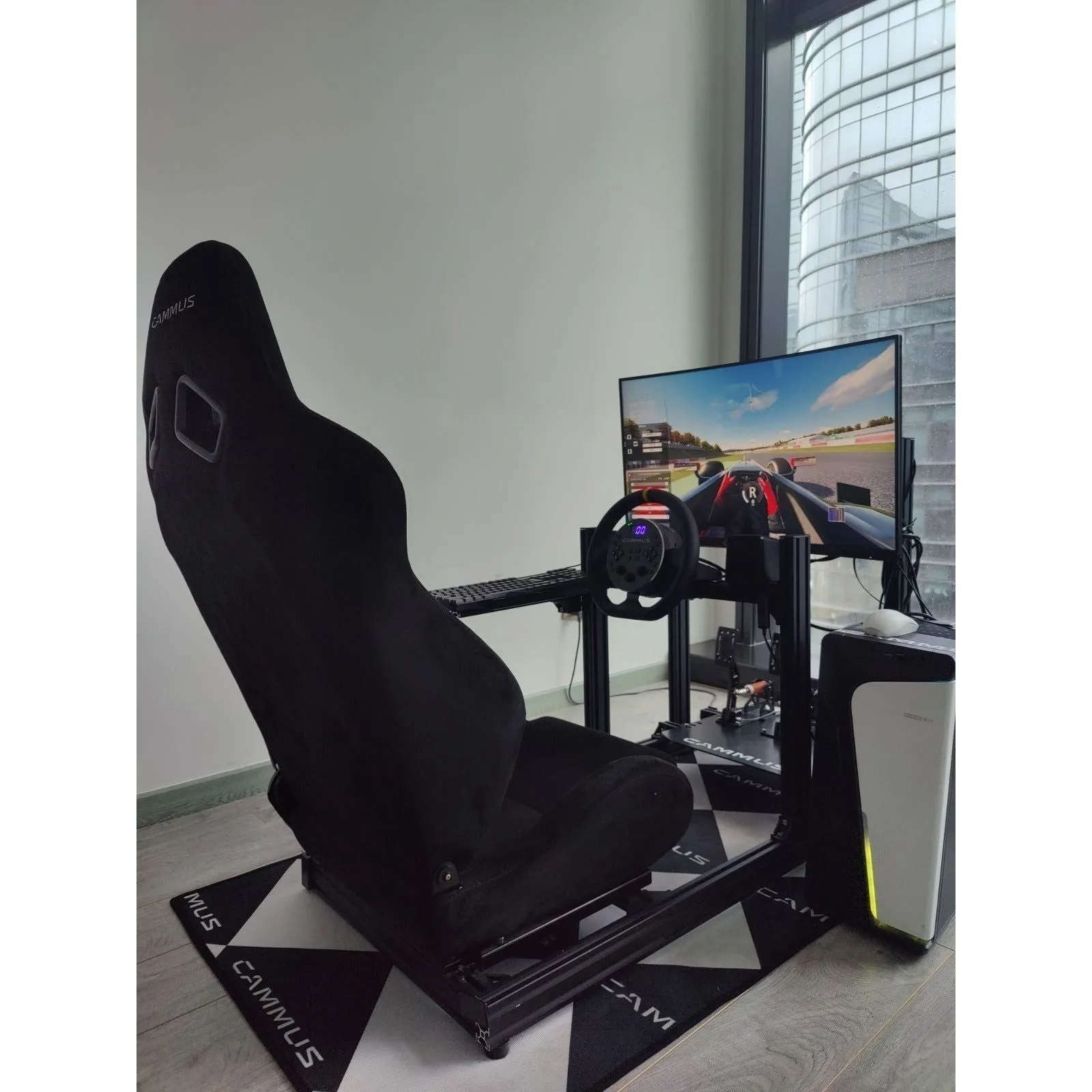 CAMMUS Paket: SIM Rig SS8   DDWB   GT1 Ratt   LC100 V2 Pedaler