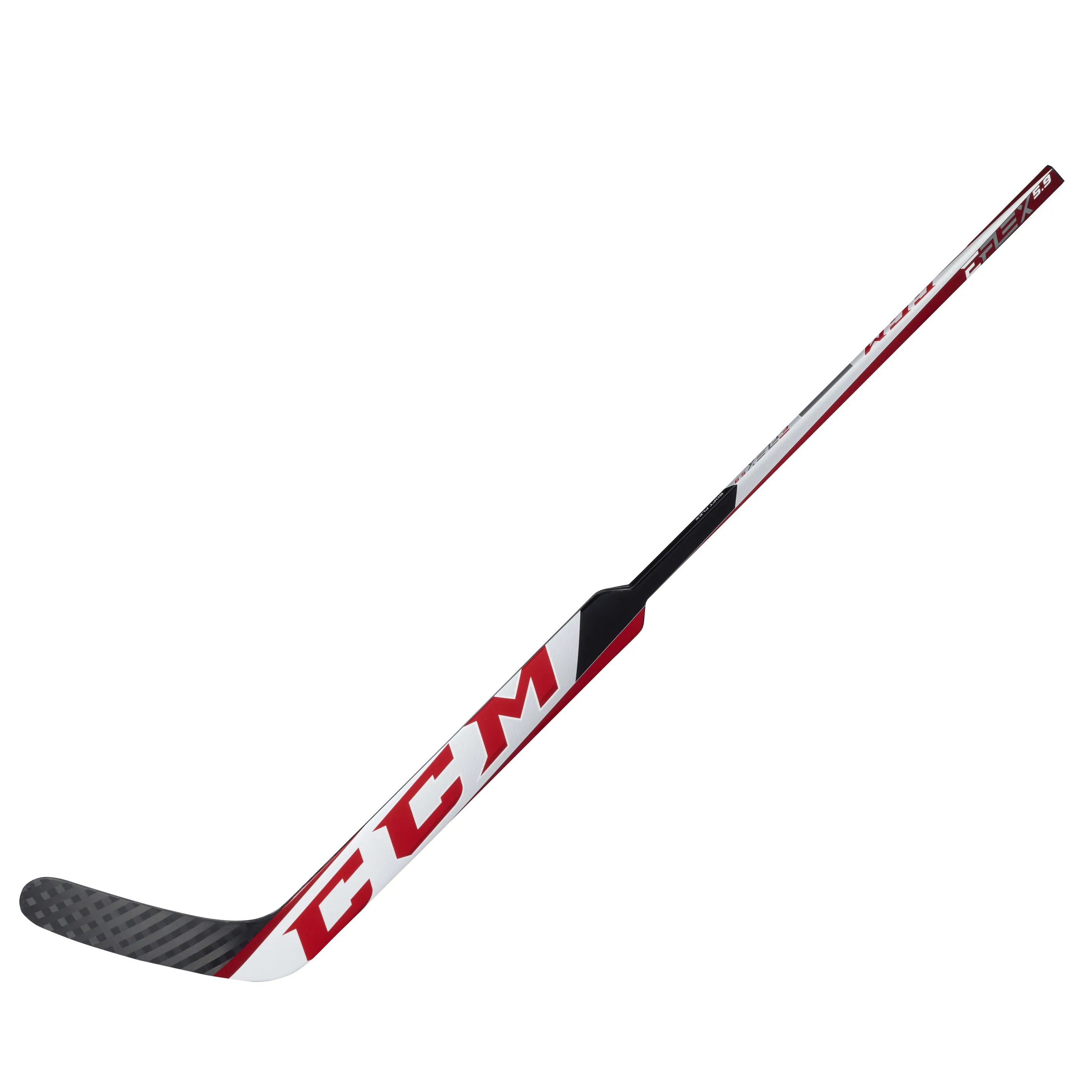 CCM EFLEX 5.9 Senior Goalie Stick (White/Black)
