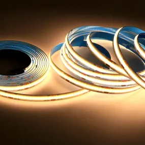 COB LED Strip Light Warm White 3000K 24V 352 LEDs/m IP20 Waterproof