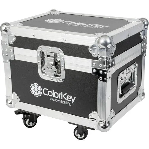 ColorKey CKU-7703 Dazzler FX Cold Spark Machine Bundle With Road Case 2-Pack (White)
