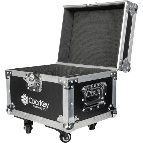 ColorKey CKU-7703 Dazzler FX Cold Spark Machine Bundle With Road Case 2-Pack (White)