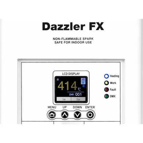 ColorKey CKU-7703 Dazzler FX Cold Spark Machine Bundle With Road Case 2-Pack (White)
