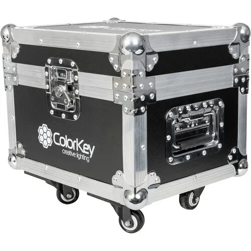 ColorKey CKU-7703 Dazzler FX Cold Spark Machine Bundle With Road Case 2-Pack (White)