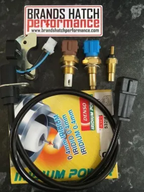 Cosworth YB Temperature & Pickup Sensor Kit - 5 Sensors & Denso IK27 Plugs