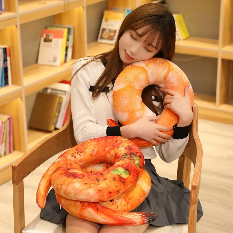 Creative Shrimp Meat Throw Pillows