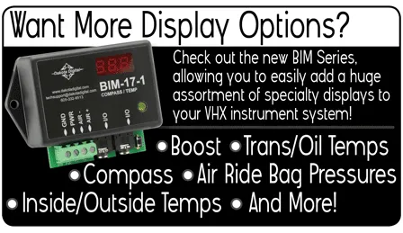 Dakota Digital VHX Universal Multi-Level Round Gauges