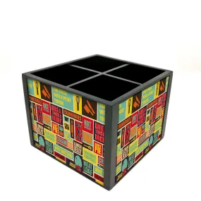 Desk Organizer For Stationery -  Lunch Time