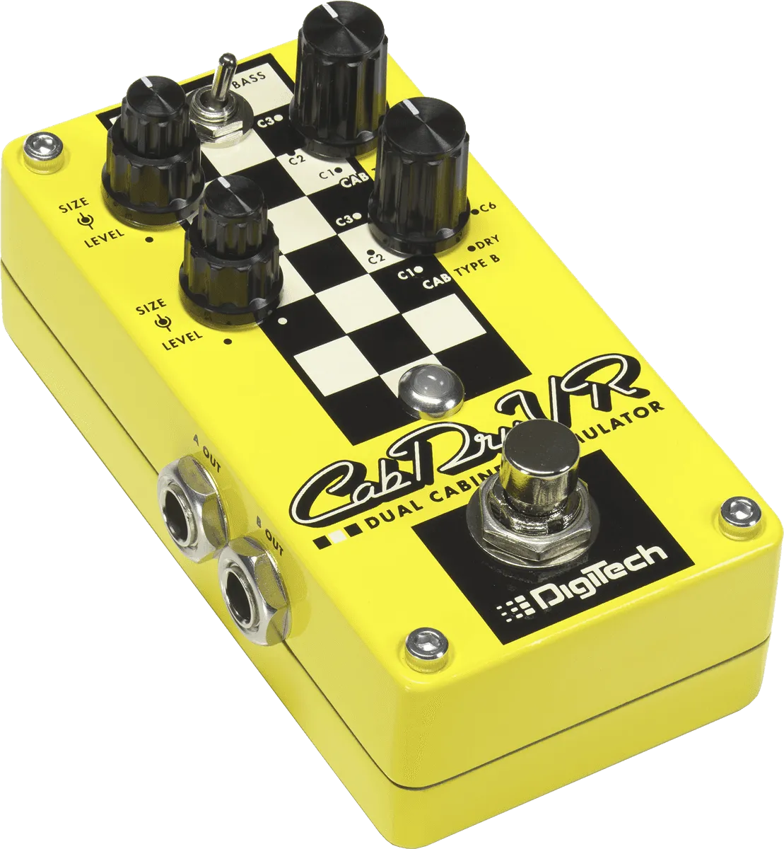 DigiTech CabDryVR - Dual Cabinet Simulator Pedal - Yellow Finish