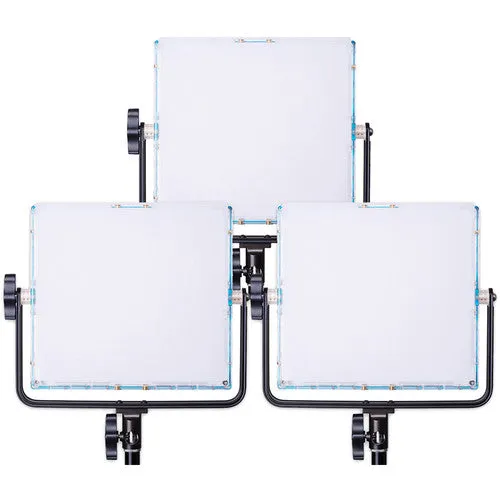 Dracast 728 RGBW LED Panel 3-Light Kit