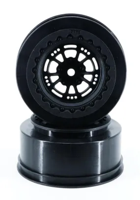 DragRace Concepts AXIS 2.2/3.0" Drag Racing Rear Wheels w/12mm Hex (Black) (2) 216