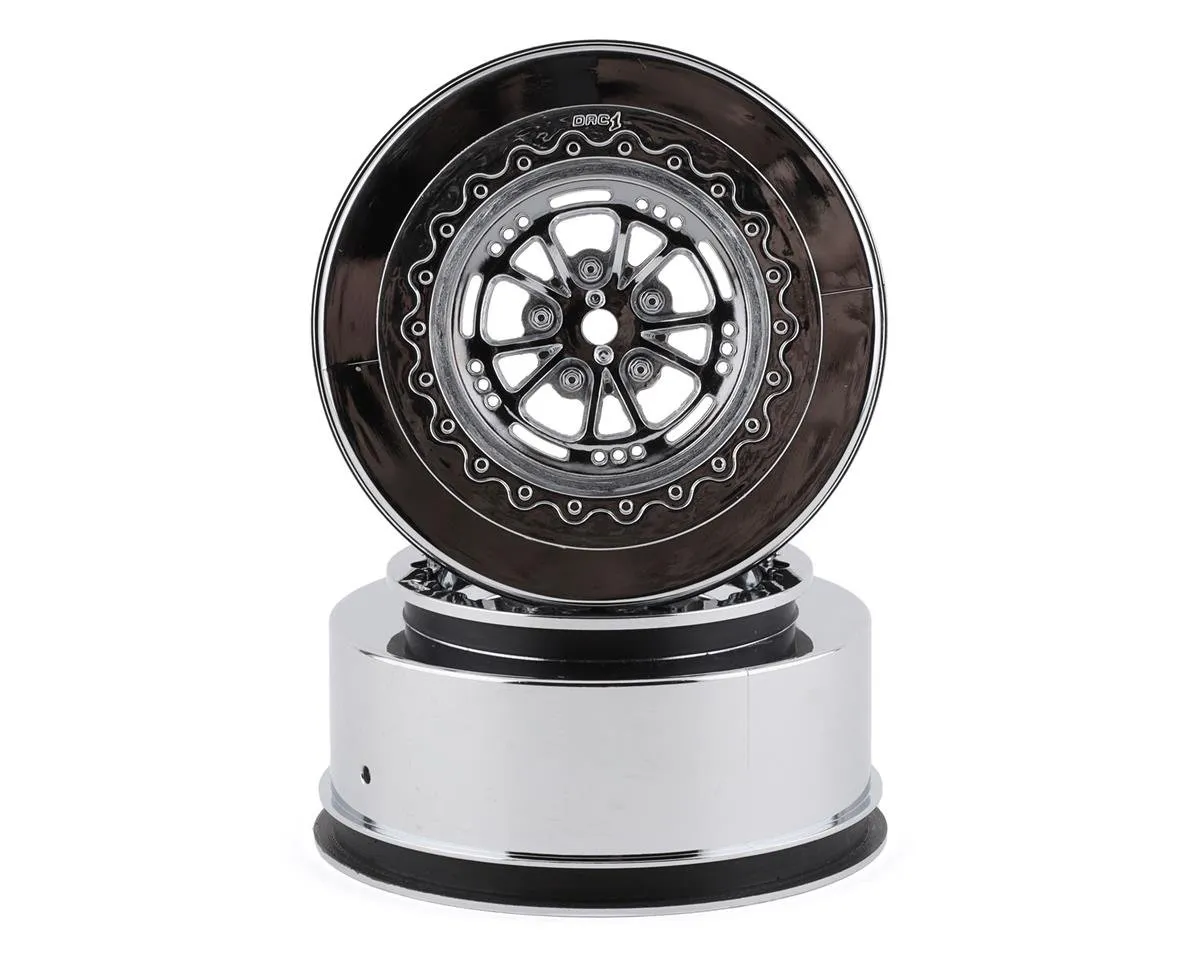 DragRace Concepts AXIS 2.2/3.0" Drag Racing Rear Wheels w/12mm Hex (Chrome) (2) DRC-218