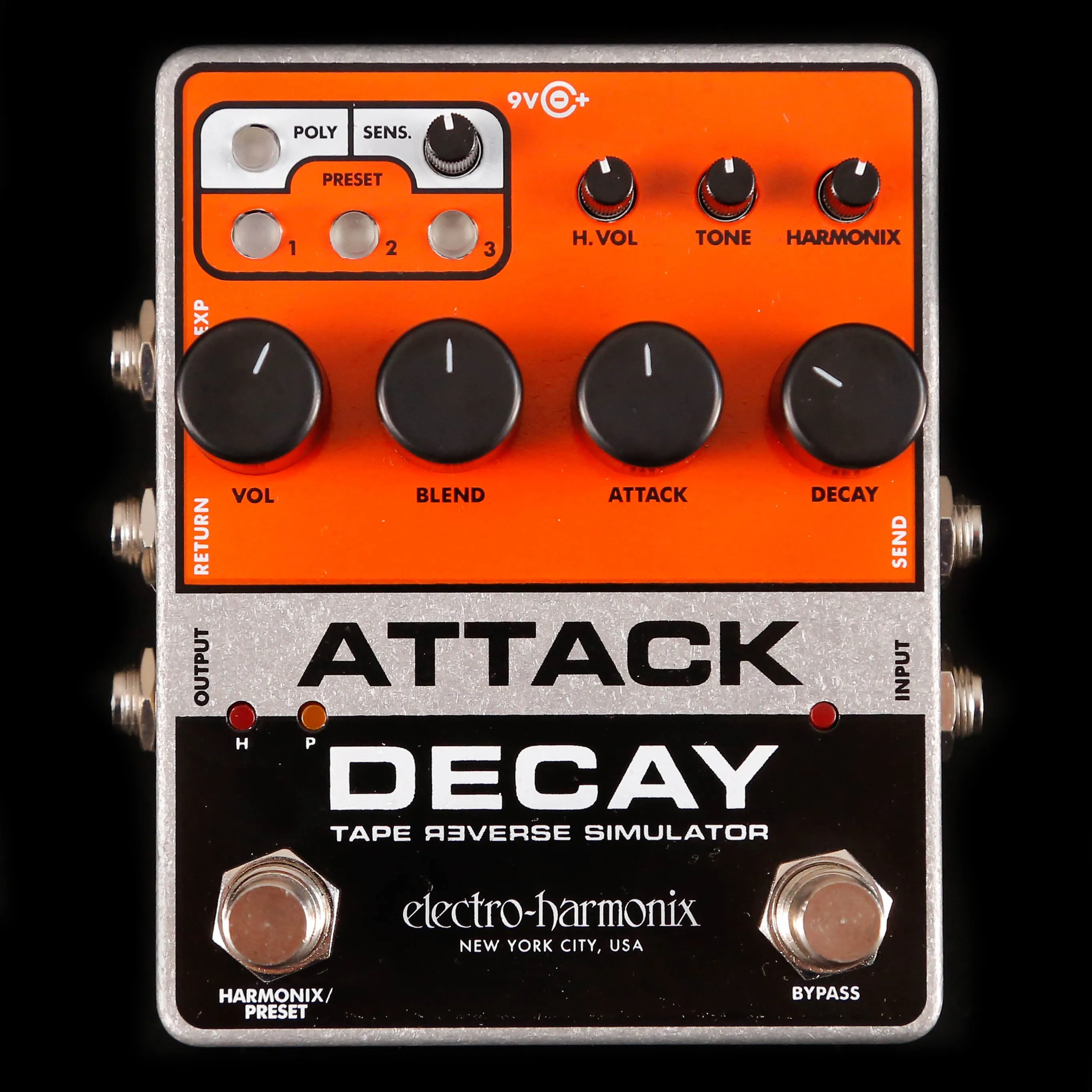 Electro-Harmonix Attack Decay Tape Reverse Simulator Pedal
