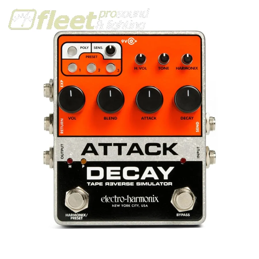 Electro-Harmonix Attack Decay Tape Reverse Simulator