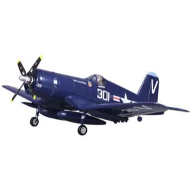 FMS FMS022P-REF F4U 800mm Corsair Royal Blue V2 PNP Upgraded with Reflex