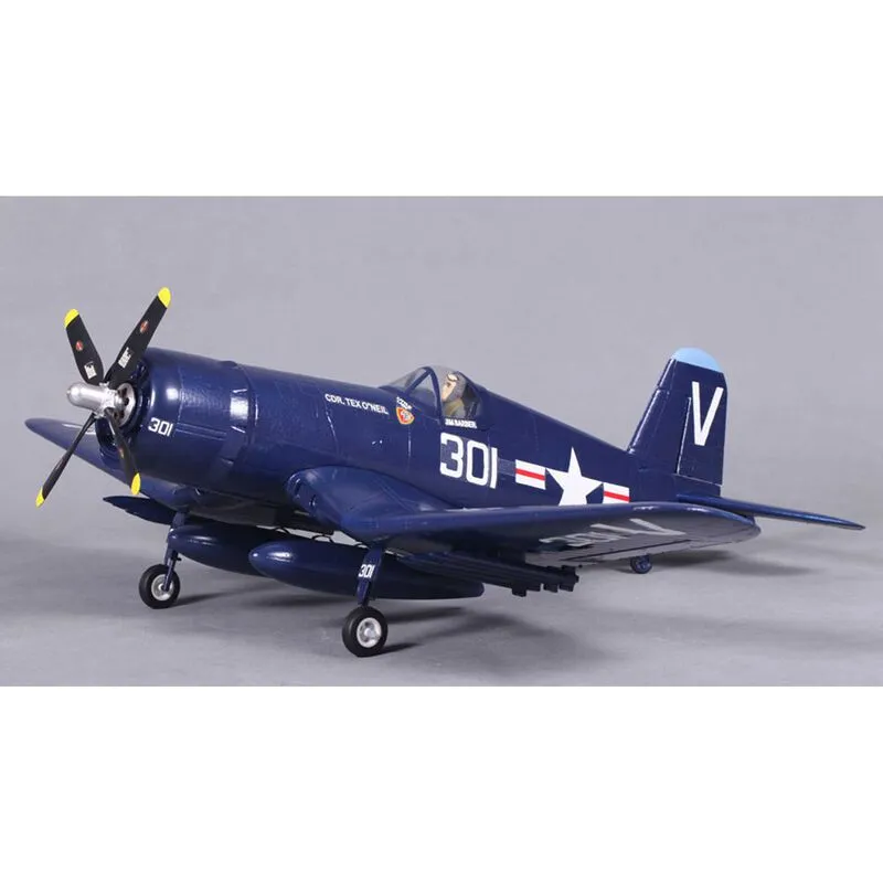 FMS FMS022P-REF F4U 800mm Corsair Royal Blue V2 PNP Upgraded with Reflex