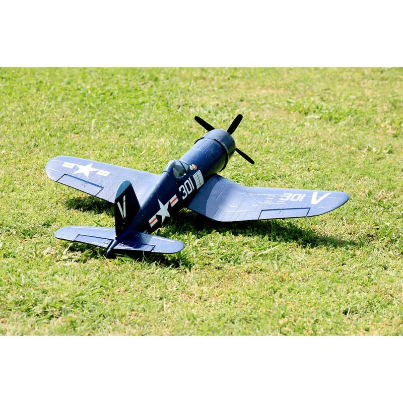 FMS FMS022P-REF F4U 800mm Corsair Royal Blue V2 PNP Upgraded with Reflex
