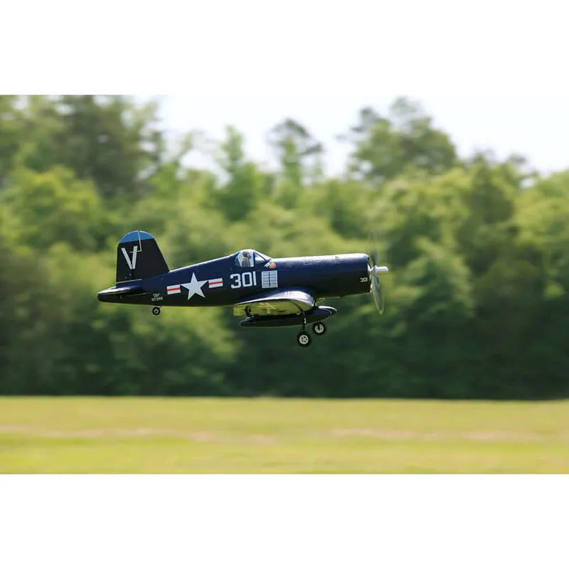 FMS FMS022P-REF F4U 800mm Corsair Royal Blue V2 PNP Upgraded with Reflex