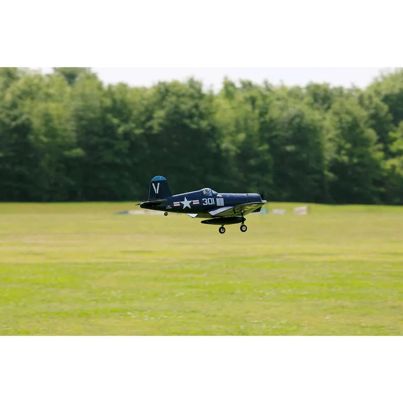 FMS FMS022P-REF F4U 800mm Corsair Royal Blue V2 PNP Upgraded with Reflex
