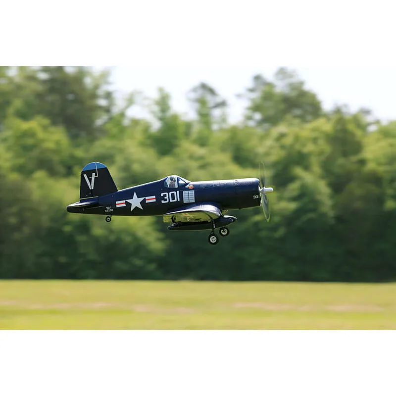 FMS FMS022P-REF F4U 800mm Corsair Royal Blue V2 PNP Upgraded with Reflex