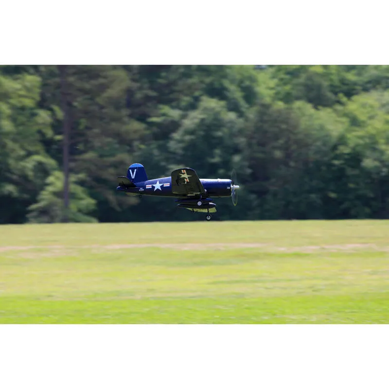 FMS FMS022P-REF F4U 800mm Corsair Royal Blue V2 PNP Upgraded with Reflex