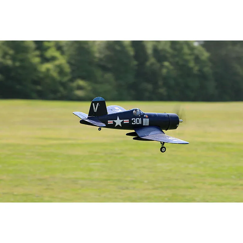 FMS FMS022P-REF F4U 800mm Corsair Royal Blue V2 PNP Upgraded with Reflex