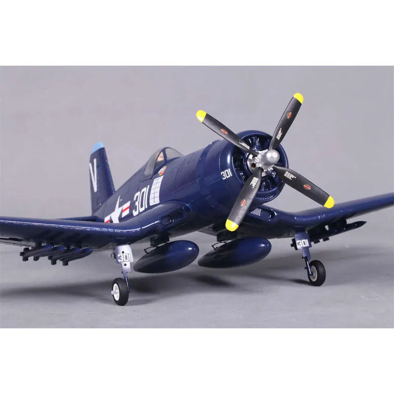 FMS FMS022P-REF F4U 800mm Corsair Royal Blue V2 PNP Upgraded with Reflex