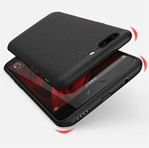 For OnePlus 5 - WOW Imagine(TM) Heat Dissipation Hollow Thin Soft TPU Back Case Cover for OnePlus 5 - Black