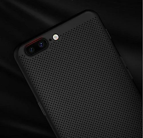 For OnePlus 5 - WOW Imagine(TM) Heat Dissipation Hollow Thin Soft TPU Back Case Cover for OnePlus 5 - Black