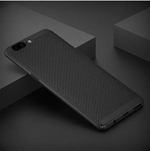 For OnePlus 5 - WOW Imagine(TM) Heat Dissipation Hollow Thin Soft TPU Back Case Cover for OnePlus 5 - Black
