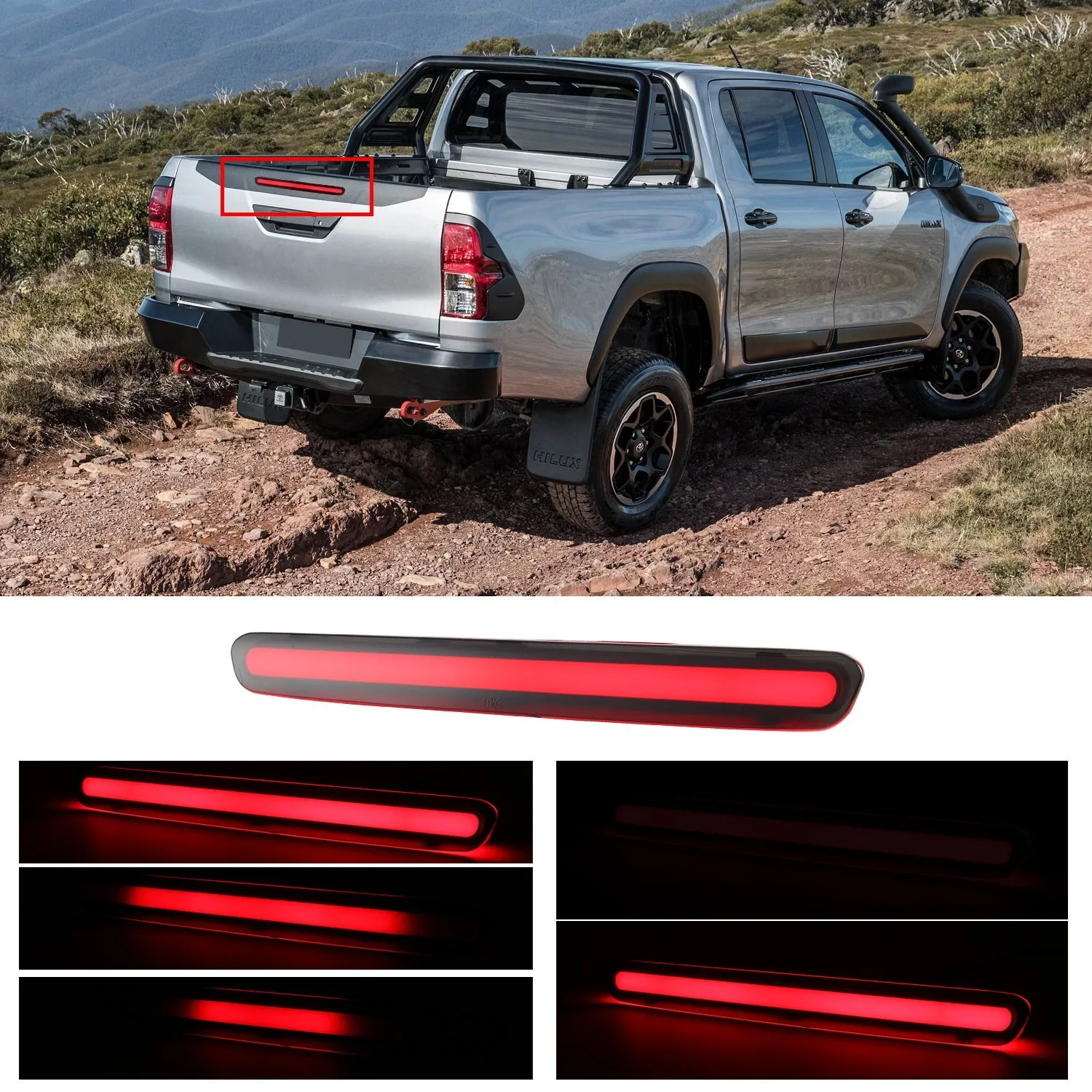 For Toyota Hilux VIGO 2018-2020 Car LED Rear Brake Light Middle