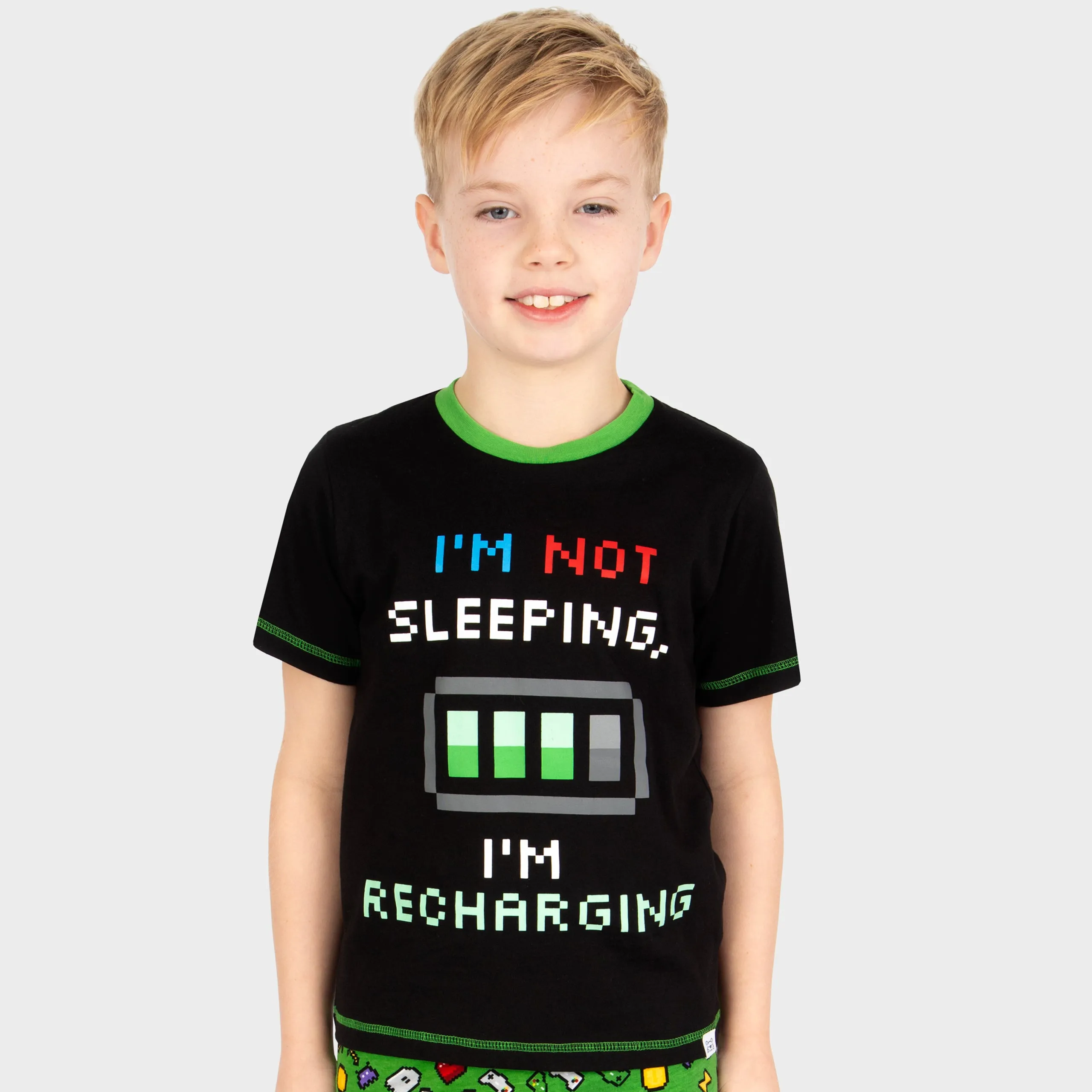 Harry Bear Gaming Pyjamas - Glow In The Dark