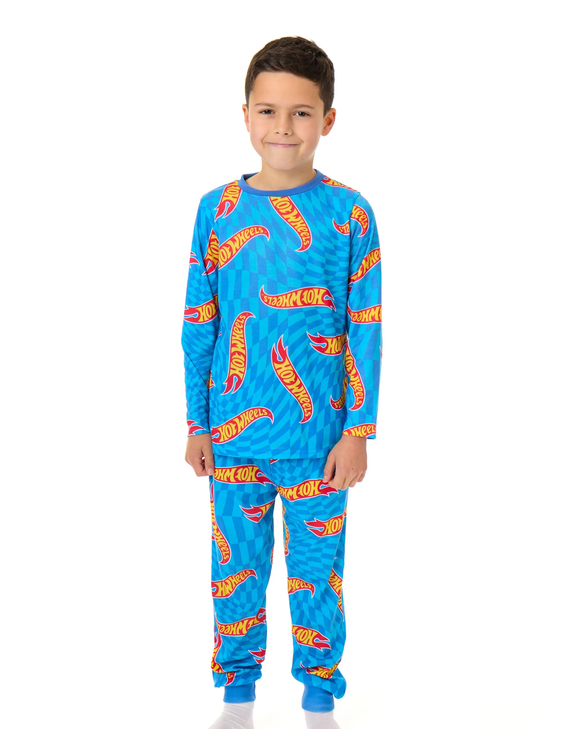 Hot Wheels Built For Speed Boys Pack of 2 Long Leg Pyjamas