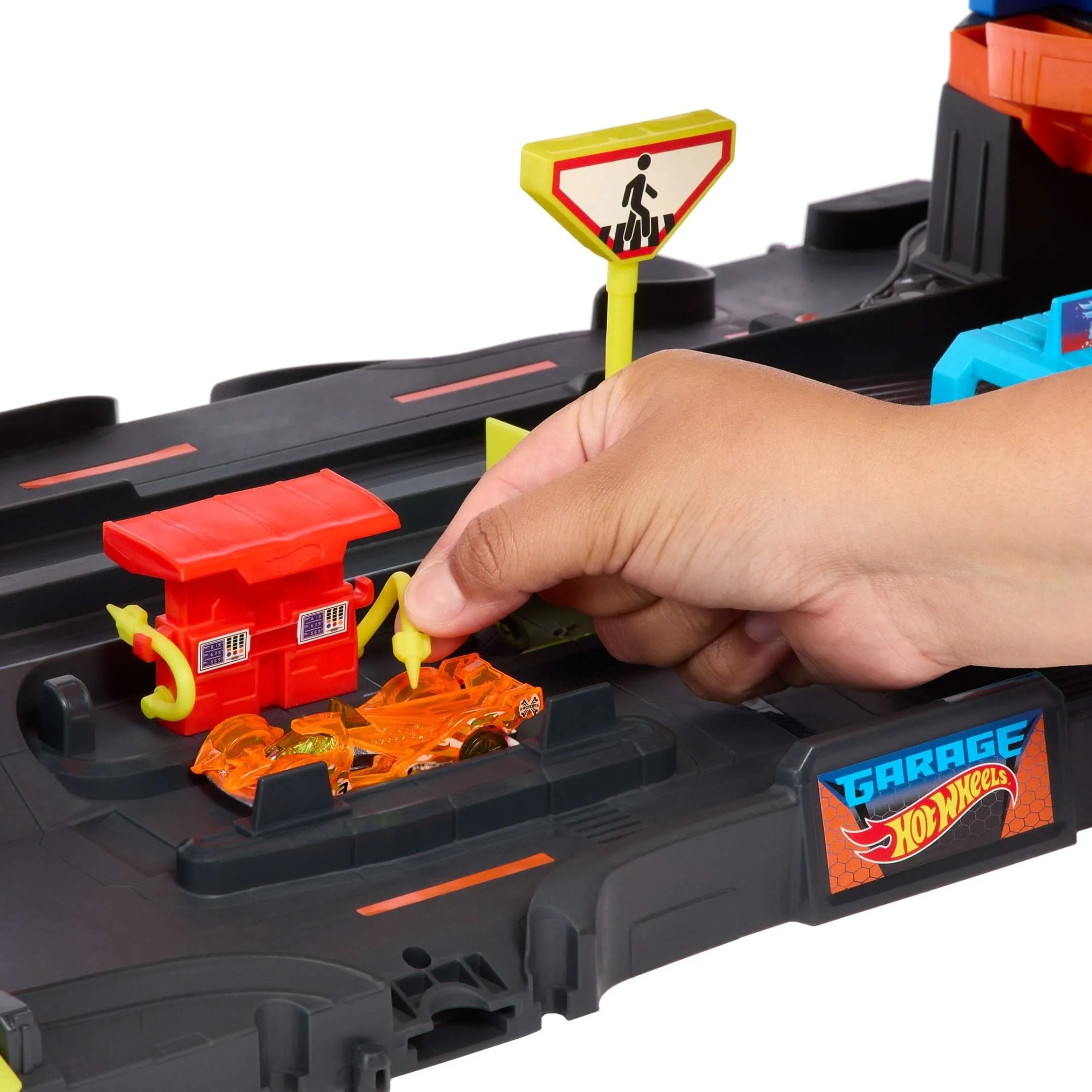 Hot Wheels City Ultimate Garage Playset with 2 Die-Cast Cars