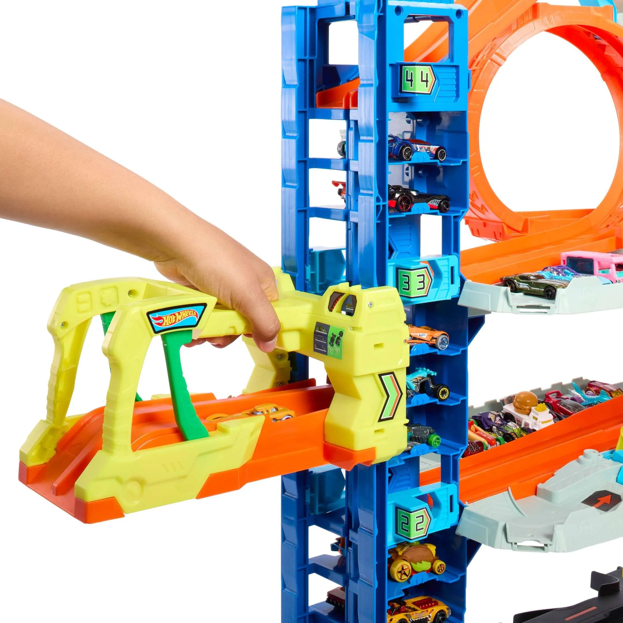 Hot Wheels City Ultimate Garage Playset with 2 Die-Cast Cars