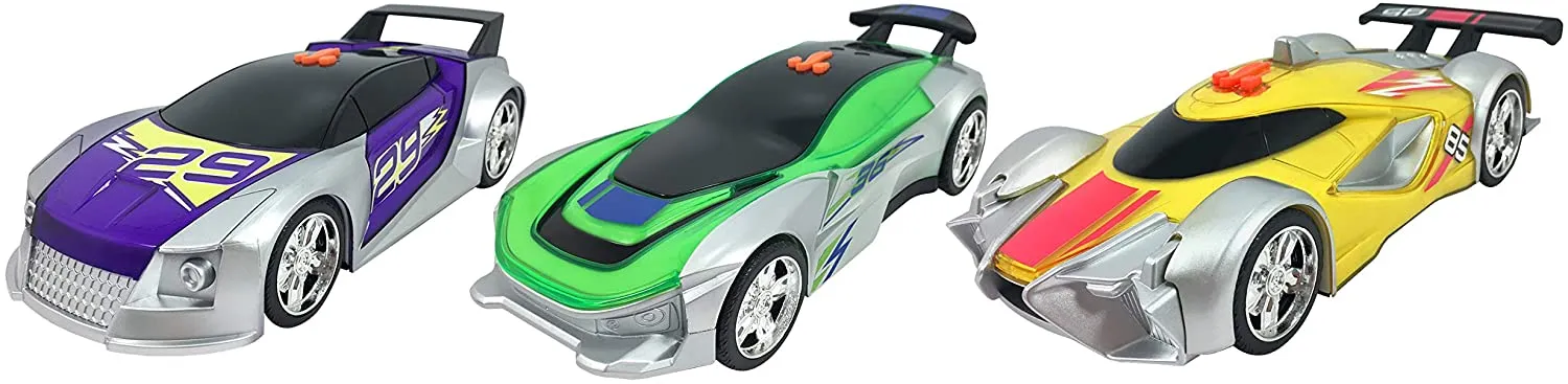 Hot Wheels Color Crashers Asst., Quick N’ Sik, Electric Driving Wheels Multi-color